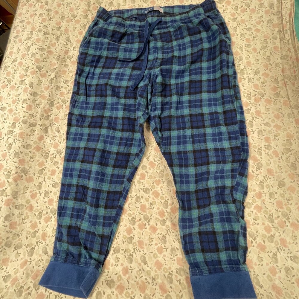 Old Navy Pajama Pants Men's XL w Pockets 100% Cotton